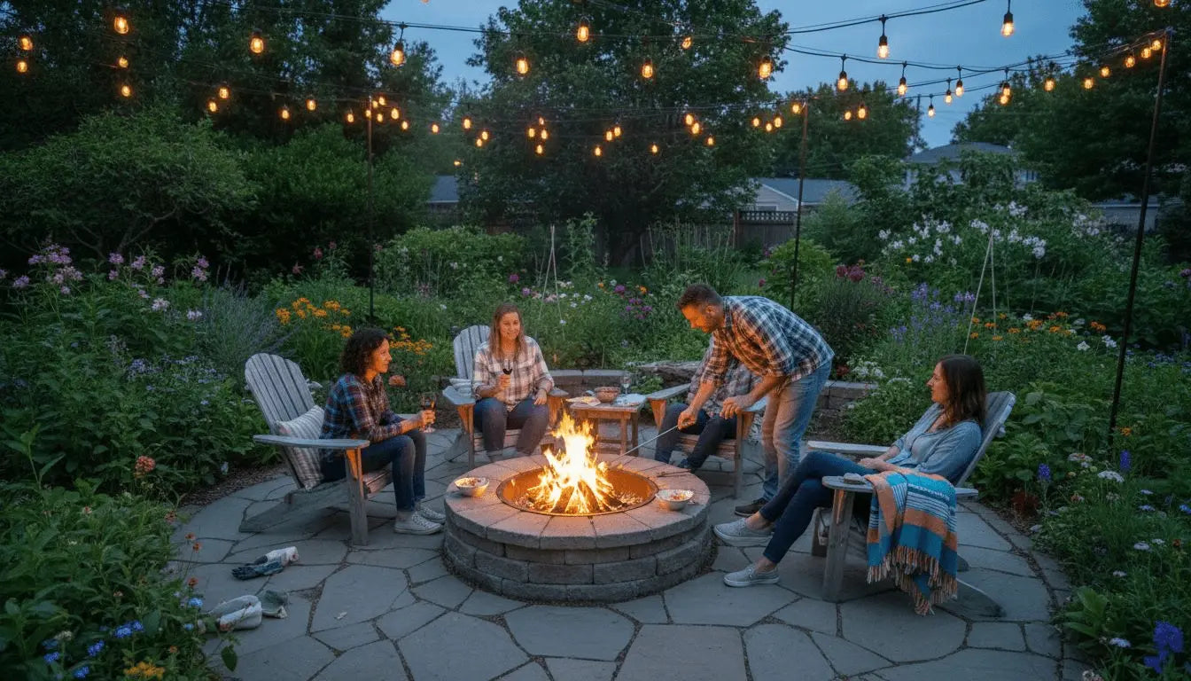 Patio Size for Fire Pits: Comfort, Safety, Style - Backyard Pyre