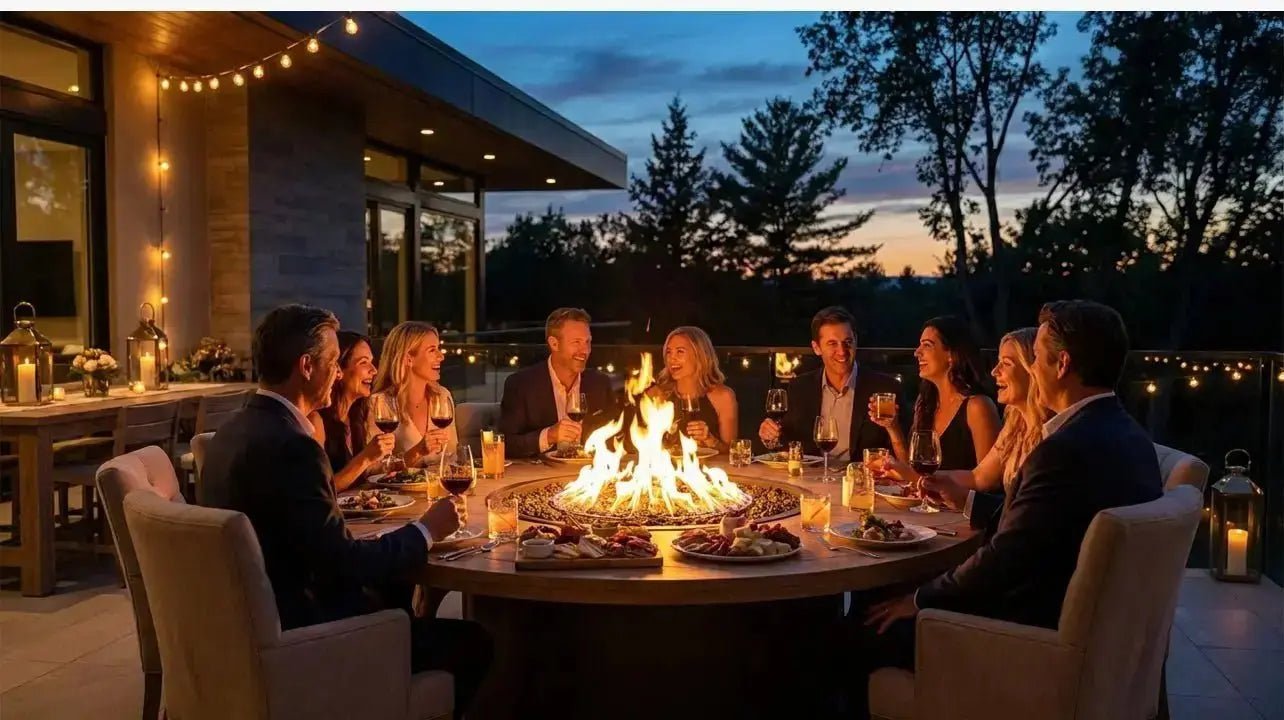 Fire Tables Fuel Guide: Propane, Natural Gas, and Wood Pros and Cons - Backyard Pyre