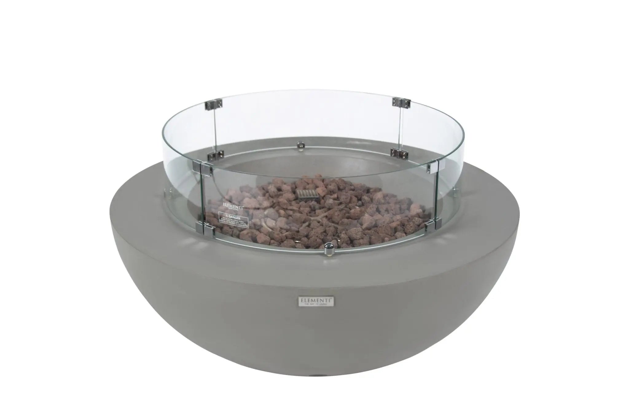 Elementi Lunar Bowl Fire Table - Backyard Pyre