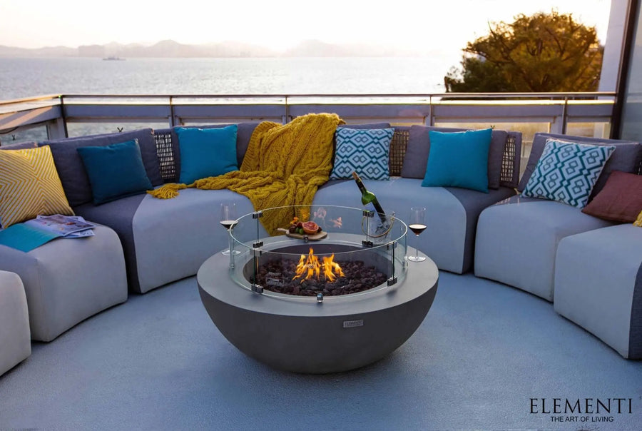 Elementi Lunar Bowl Fire Table