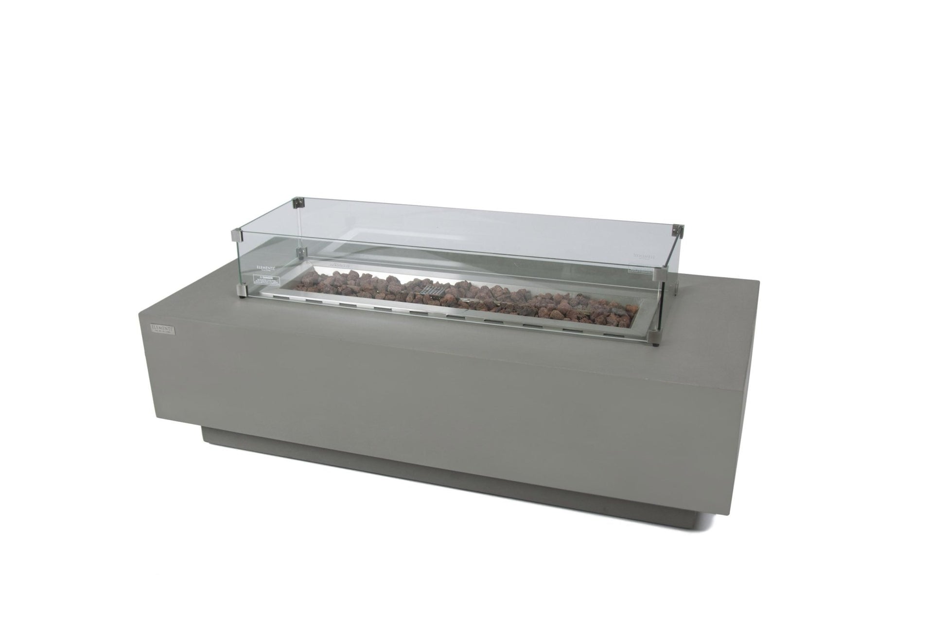 Granville 60” Concrete Fire Table - Backyard Pyre