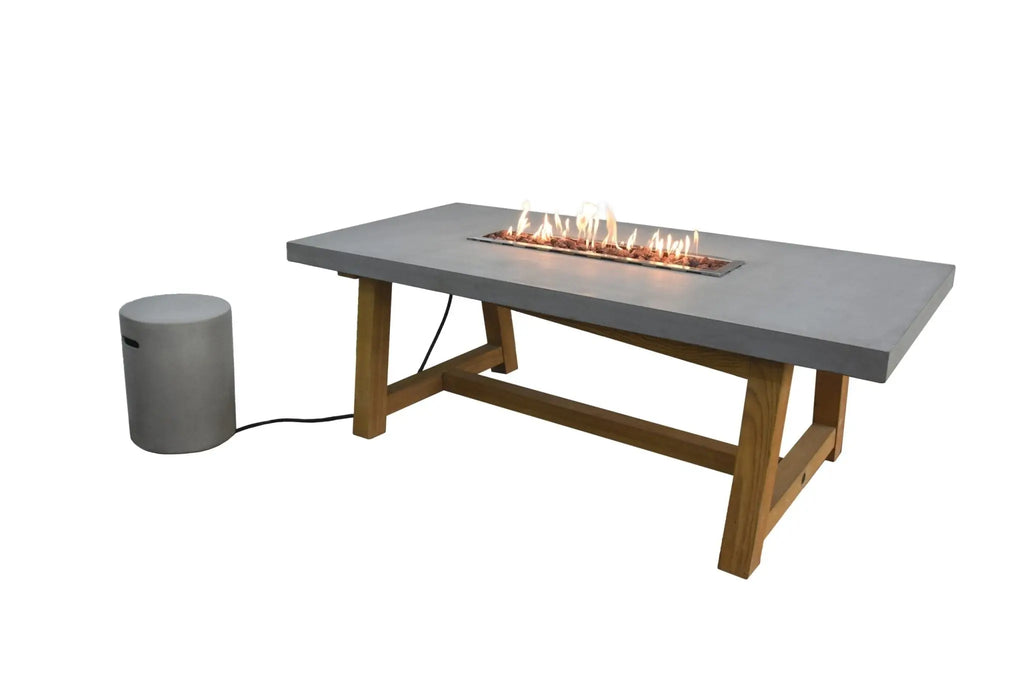 Sonoma 83” Concrete Fire / Dining Table - Backyard Pyre