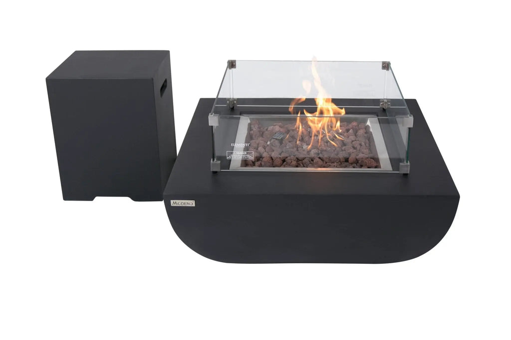Aurora 34” Concrete Fire Table - Backyard Pyre