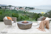 Boulder 43” Concrete Fire Table - Backyard Pyre