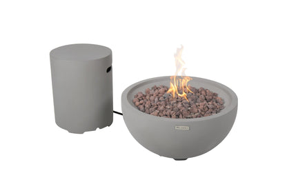 Nantucket 27” Concrete Fire Bowl - Backyard Pyre