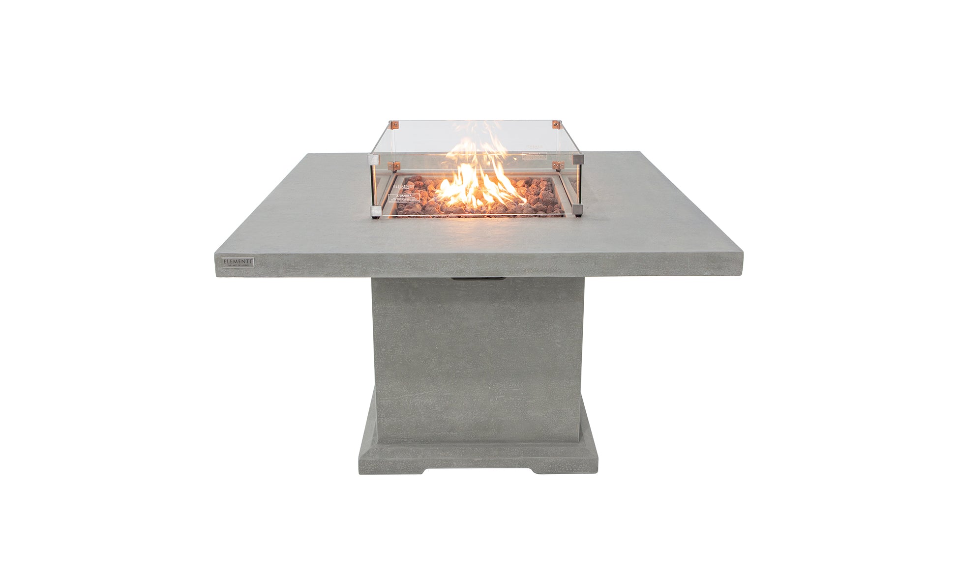 Birmingham 48” Concrete Fire / Dining Table - Backyard Pyre
