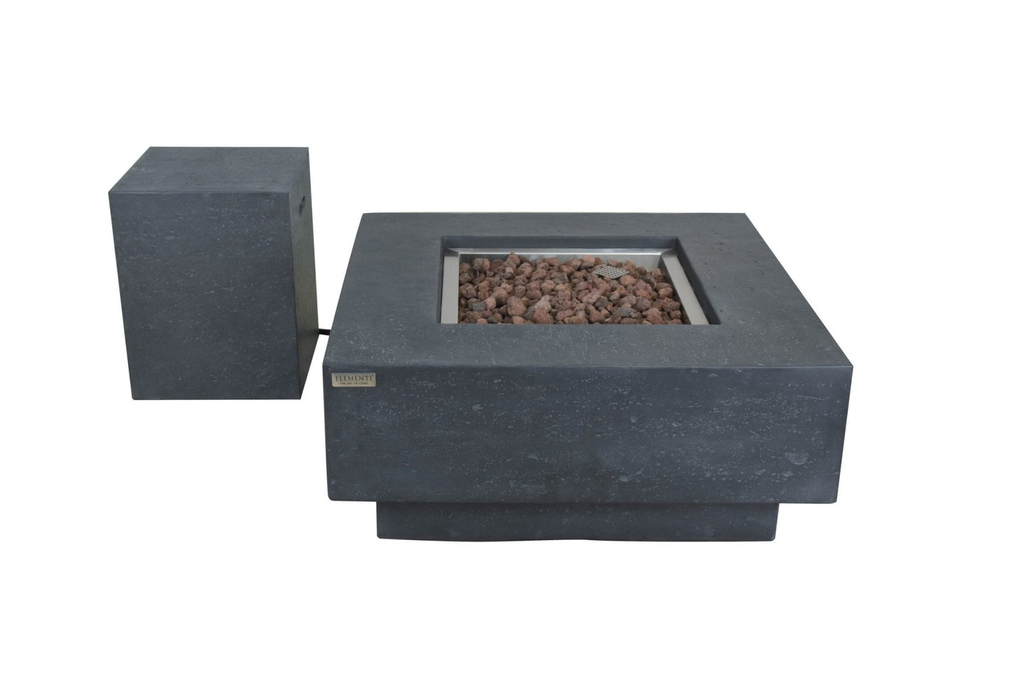 Manhattan 36” Concrete Fire Table - Backyard Pyre