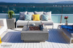 Manhattan 36” Concrete Fire Table - Backyard Pyre