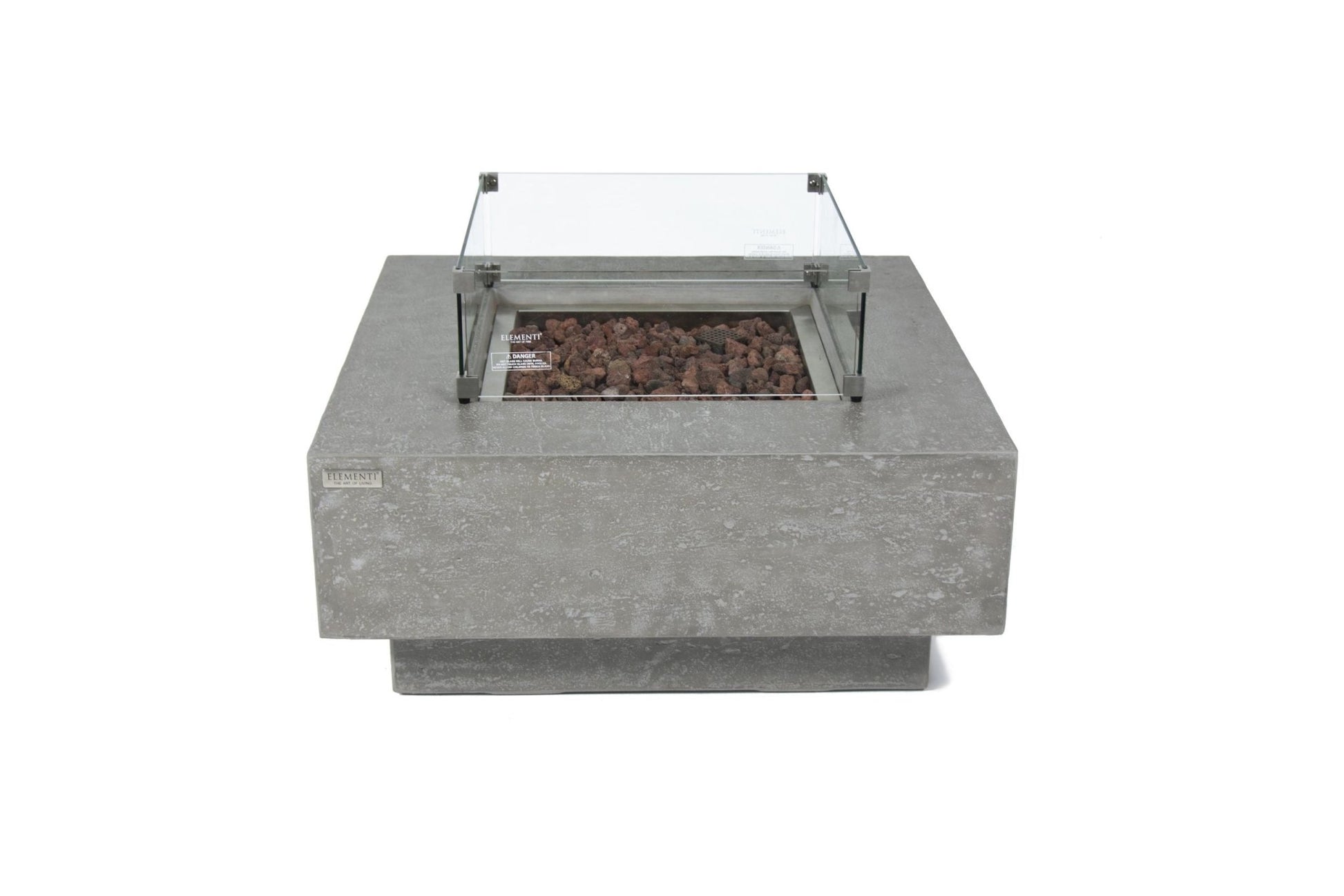 Manhattan 36” Concrete Fire Table - Backyard Pyre