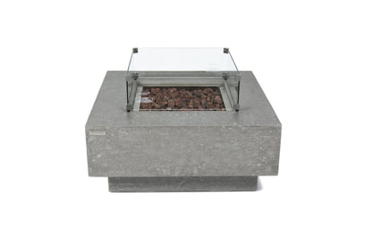Manhattan 36” Concrete Fire Table - Backyard Pyre