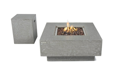 Manhattan 36” Concrete Fire Table - Backyard Pyre