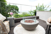 Roca 34” Concrete Fire Table - Backyard Pyre
