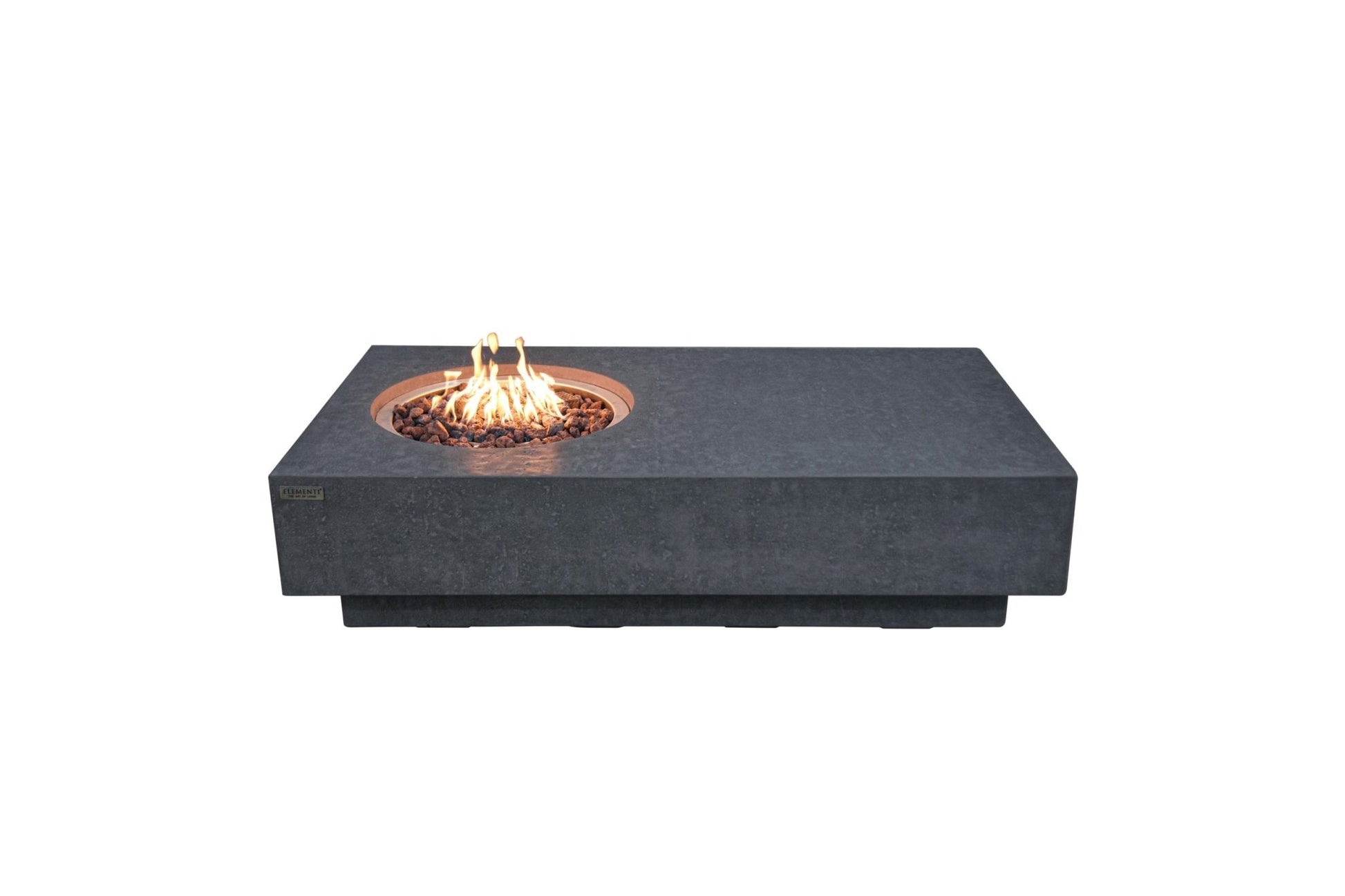 Metropolis 56” Concrete Fire Table - Backyard Pyre
