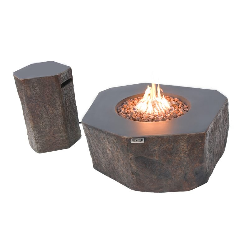 Columbia 42” Concrete Fire Table - Backyard Pyre