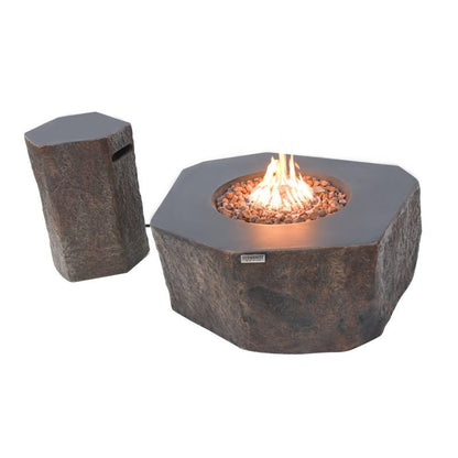 Columbia 42” Concrete Fire Table - Backyard Pyre