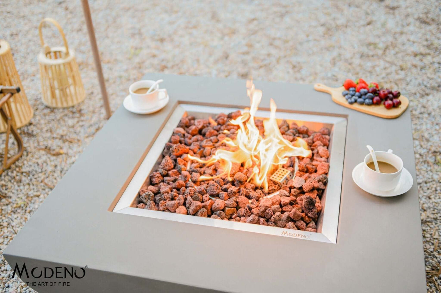 Westport 34” Concrete Fire Table - Backyard Pyre