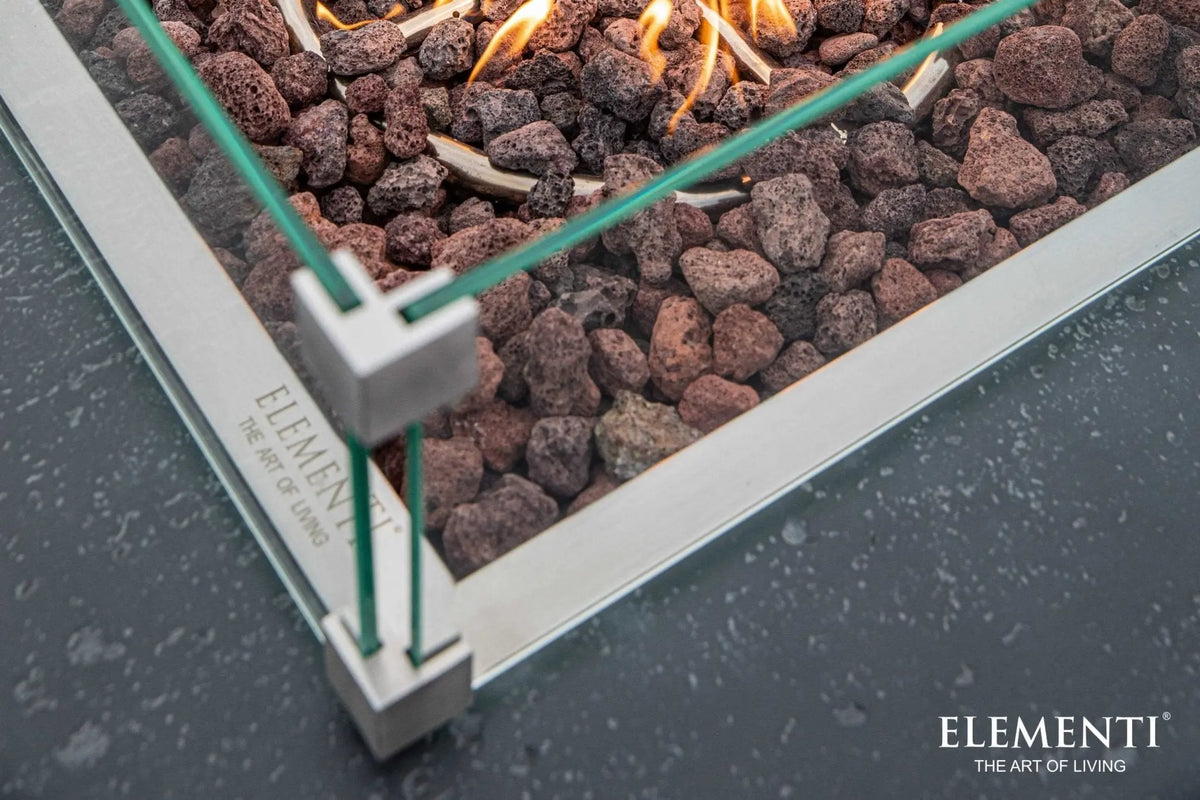 Manhattan 36” Concrete Fire Table - Backyard Pyre