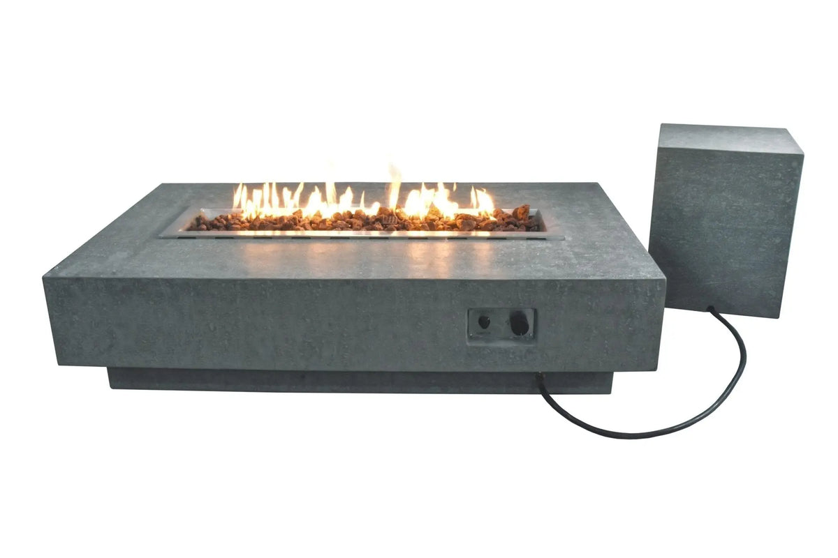 Hampton 56” Concrete Fire Table - Backyard Pyre