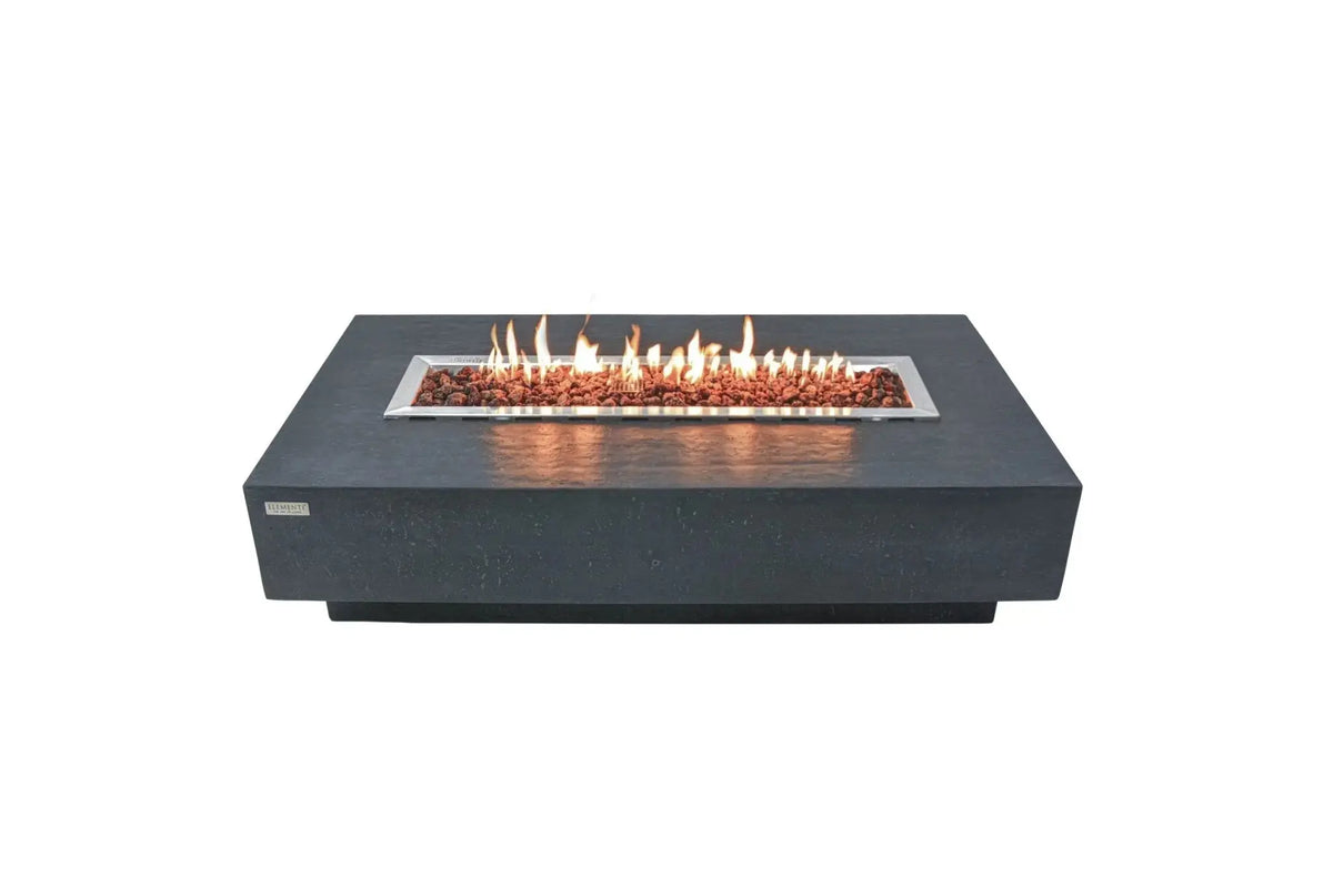 Hampton 56” Concrete Fire Table - Backyard Pyre