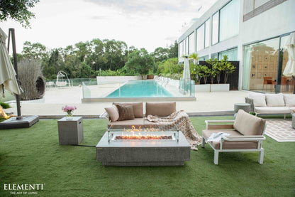 Hampton 56” Concrete Fire Table - Backyard Pyre