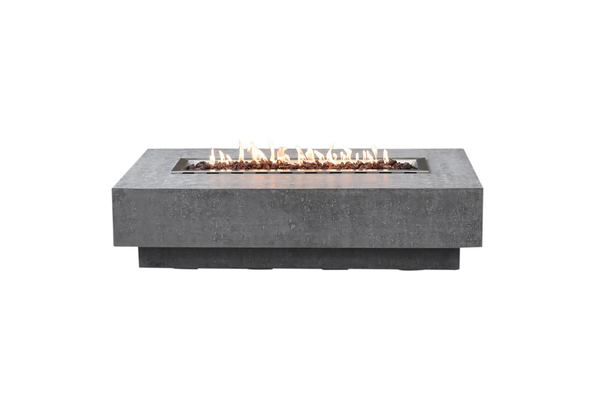 Hampton 56” Concrete Fire Table - Backyard Pyre