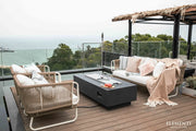 Granville 60” Concrete Fire Table - Backyard Pyre