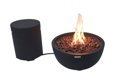 Jefferson 27” Concrete Fire Bowl - Backyard Pyre
