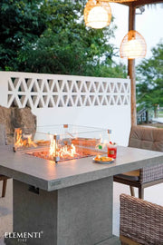 Birmingham 48” Concrete Fire / Dining Table - Backyard Pyre