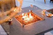 Birmingham 48” Concrete Fire / Dining Table - Backyard Pyre