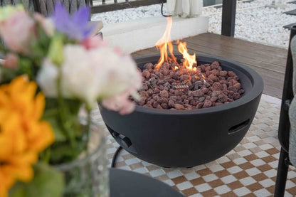 Jefferson 27” Concrete Fire Bowl - Backyard Pyre