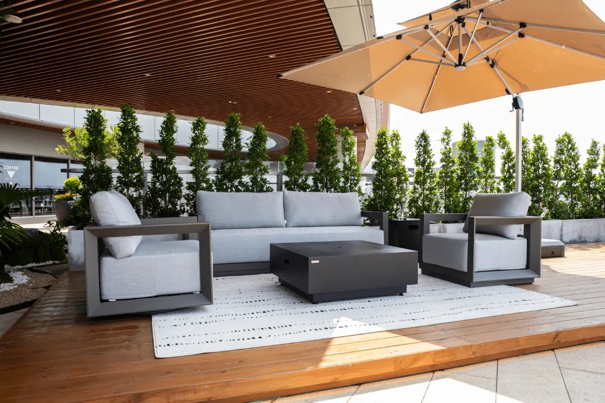 Newport outdoor chaise lounge for poolside or patio relaxation