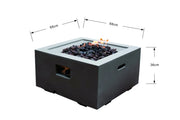 Ridgefield 27” Concrete Fire Pit - Backyard Pyre