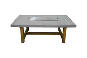 Sonoma 83” Concrete Fire / Dining Table - Backyard Pyre