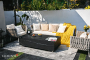 Black Varna Fire Table - Backyard Pyre