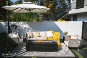 Black Varna Fire Table - Backyard Pyre