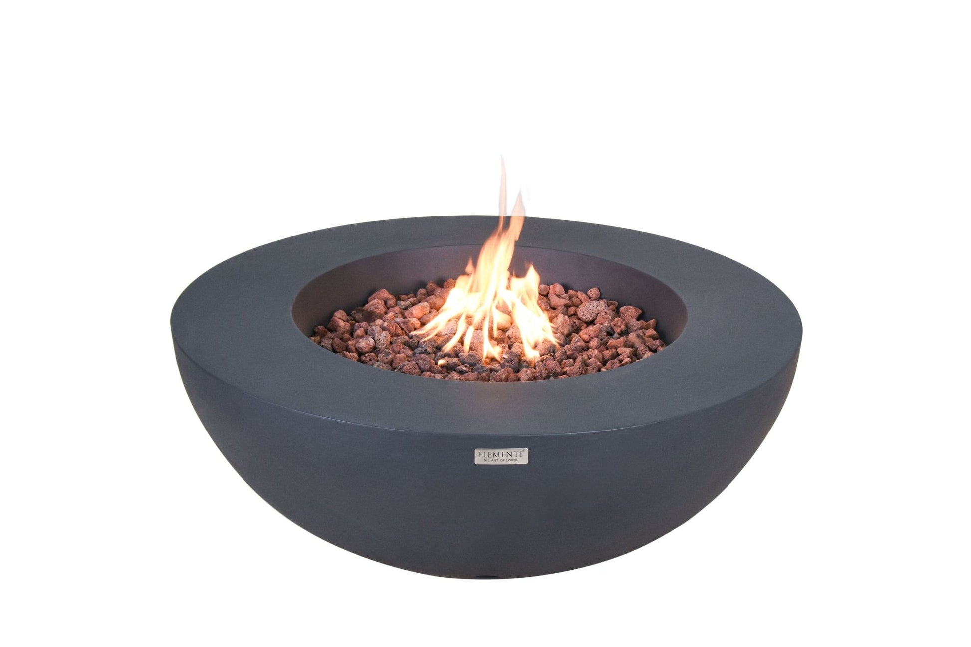 Elementi Lunar Bowl Fire Table - Backyard Pyre