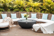 Elementi Lunar Bowl Fire Table - Backyard Pyre